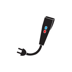 Electric clipper icon on a white background