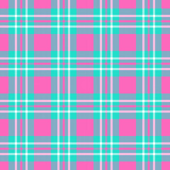 Plaid pattern fabric design for web background or textile print. 