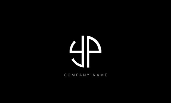 YP, PY Abstract Letters Logo Monogram