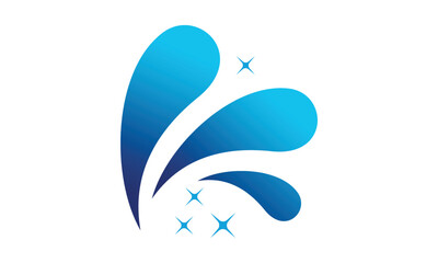 Fototapeta premium icon water splash logo template