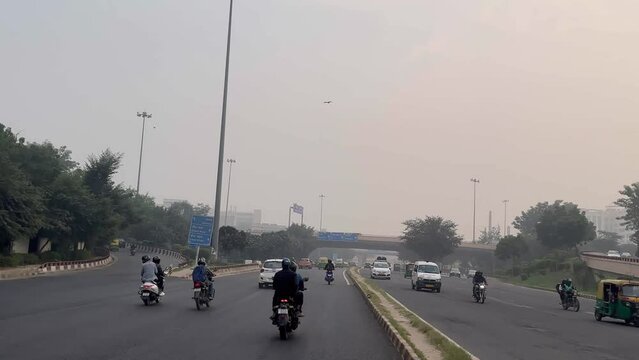 city buildings of delhi near AIIMS