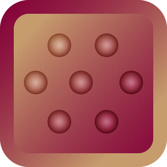 Button keyboard domino toy metallic for decorative background