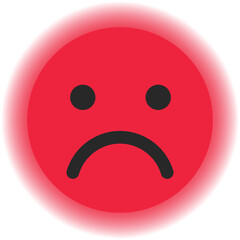 Fototapeta premium unsatisfied face of people, angry and sad face