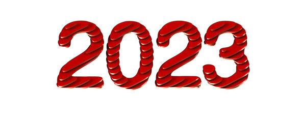 2023 New year change, turn.