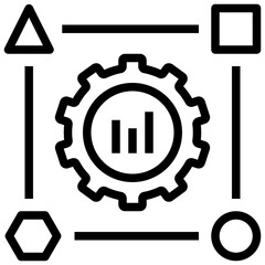 analysis outline style icon