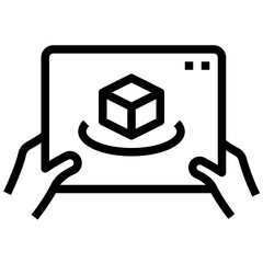 ar outline style icon