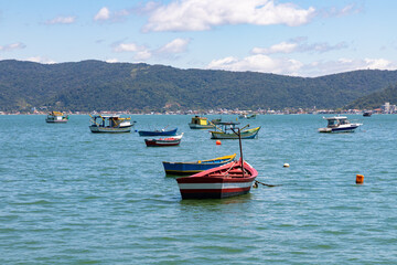 Fototapeta na wymiar Fisherman Boats on the beach