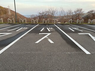 バスの駐車エリア
