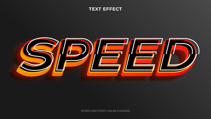 3d text effect light up © abdularis