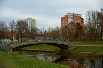 Obraz na płótnie Canvas bridge in the park