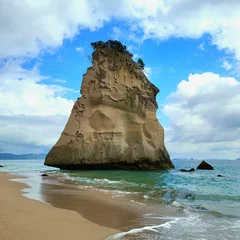 Foto op Plexiglas Display of the Whanganui-A-Hei, Cathedral Cove marine reserve at Mercury bay © Eugenio9/Wirestock Creators
