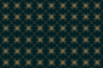 A beautiful abstract ornament pattern with crossing thin golden lines background. The seamless pattern design. Perfectly for wrapping paper, wallpaper, fabric print
