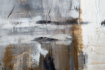 Texture concrete wall with a painted layer of plaster and paint, beige, gray, black architecture...