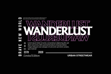Urban Streetwear design template vector