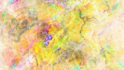 Abstract grungy vibrant grainy digital abstract painting. Abstract hand painted grungy texture oil paint and serigraphy, Abstract painted fabric made with paint and serigraphy, colorfull texture, mode