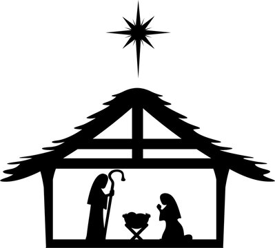 Christmas nativity manger scene