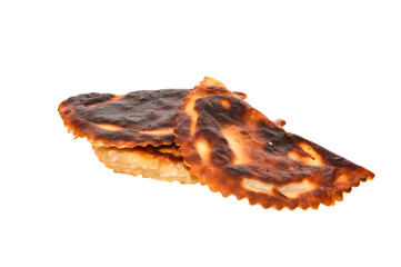 patty isolated on white background