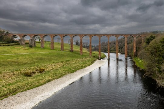 Viaduct over the River Tweed near Jedburgh