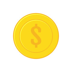 Gold Coins vector. Emotional icons and signs.
