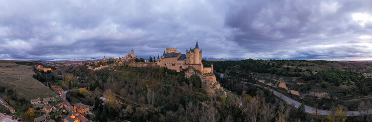 Fototapeta na wymiar Alcazar Castle - Segovia, Spain
