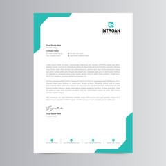 Modern and Corporate Letterhead Template
