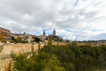Fototapeta na wymiar Walls of Segovia, Spain