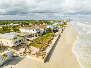 Hurricane Nicole aftermath Daytona Beach FL