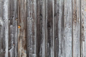 Vertical rustic wooden boards