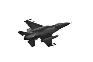 military jet fighter f-16 - obrazy, fototapety, plakaty