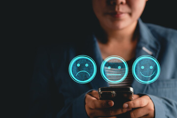 Decisions made by a business using a smartphone to assess satisfaction with organizational goals. enterprise network technology