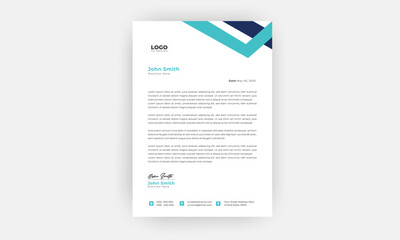 Corporate Letterhead Template Design