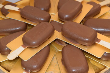 chocolate ice cream background food dessert 