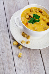 pumpkin cream soup