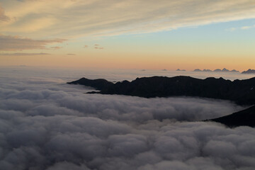 Sitting above the clouds on Mount Baker