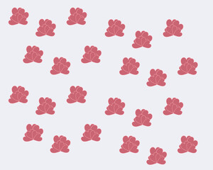 Abstract background with colorful hearts, geometric patterns, graphic design illustration wallpaper, digital art template, seamless pattern with pink roses