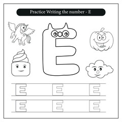 Alphabet Coloring Pages for kids