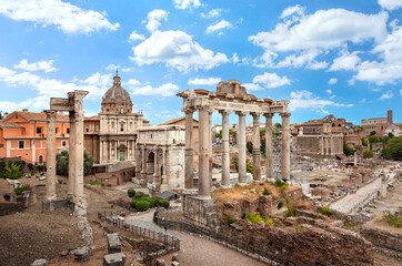 Obraz na płótnie Canvas Roman Forum in Rome