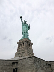Statue of Liberty on Liberty Island in New York 