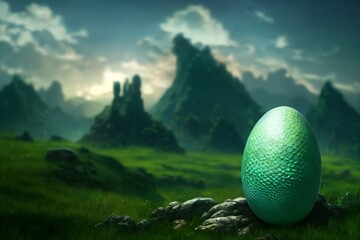 Fantasy dragon egg
