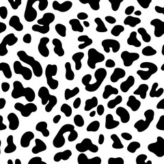 Dalmatian dog skin seamless pattern