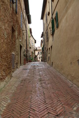 Fototapeta na wymiar Old town of Pienza, Tuscany Italy