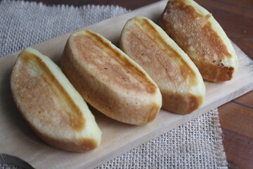 Pukis cake is a traditional Indonesian cake that comes from Banyumas Regency Central Java.  Pukis cake has a distinctive color, that is the top part of the pukis cake is yellow and the bottom is brown