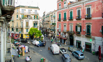 Street in Naples Italy