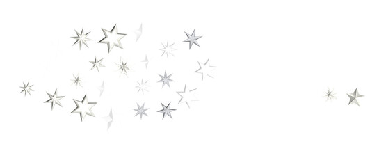 stars background, sparkle lights confetti falling. magic shining Flying christmas stars on night