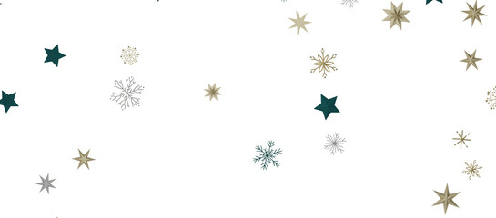 stars background, sparkle lights confetti falling. magic shining Flying christmas stars on night