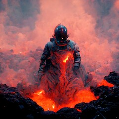 firefighters in fire