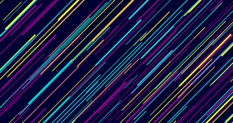Abstract background with lines. Multicolor minimal lines background in loop animation.