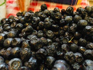 blueberries in a basket