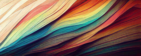 Colorful abstract rainbow wallpaper - obrazy, fototapety, plakaty