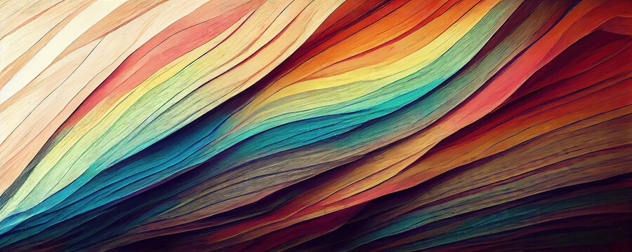 Colorful abstract rainbow wallpaper